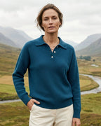 Kensington Women's Polo Collar Knit Sweater