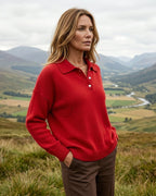 Kensington Women's Polo Collar Knit Sweater