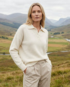 Kensington Women's Polo Collar Knit Sweater