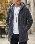 Weston Men's Fleece Lined Hooded Jacket