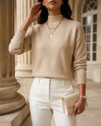 Whitney Women's Cozy Autumn Turtleneck Sweater
