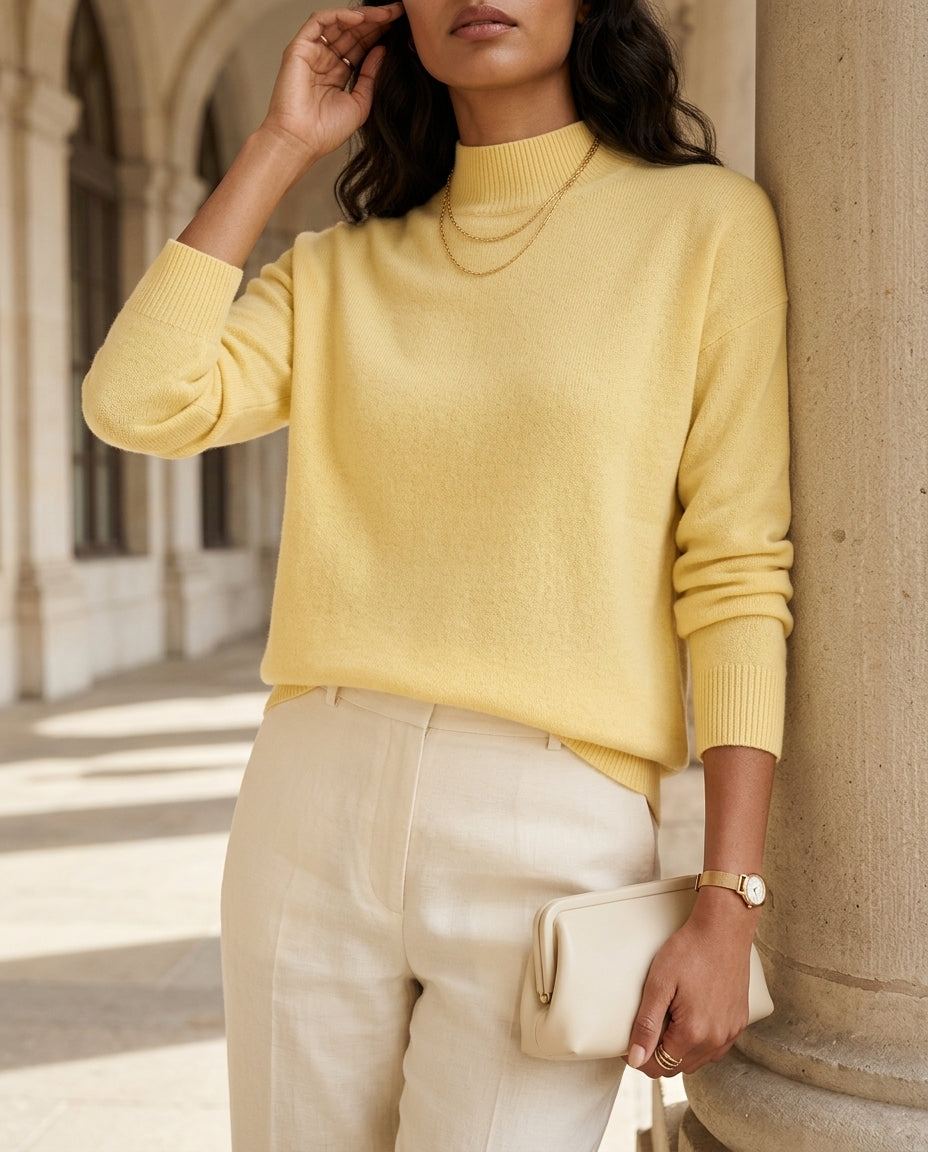 Whitney Women's Cozy Autumn Turtleneck Sweater