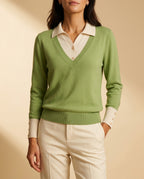 Kensington Women's Cashmere Polo Sweater