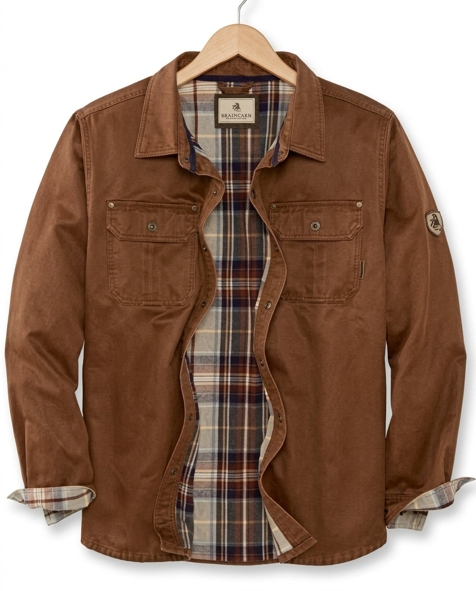 Oakridge Waxed Canvas Trucker Jacket for Men