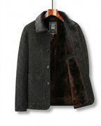 Anderson Shearling-Lined Wool Jacket for Men