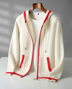 Grayson Men's Warm Cashmere Zip-Up Hoodie