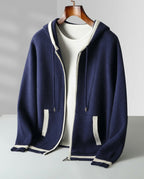 Grayson Men's Warm Cashmere Zip-Up Hoodie