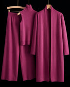 Everly Women's Cashmere Three Piece Knit Set
