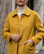 Josephine Women's Cashmere Cropped Elegant Coat
