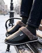 Sterling Men's Fleece Lined Winter Slippers