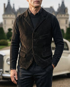 Ashford Men's Corduroy Notch Lapel Vest