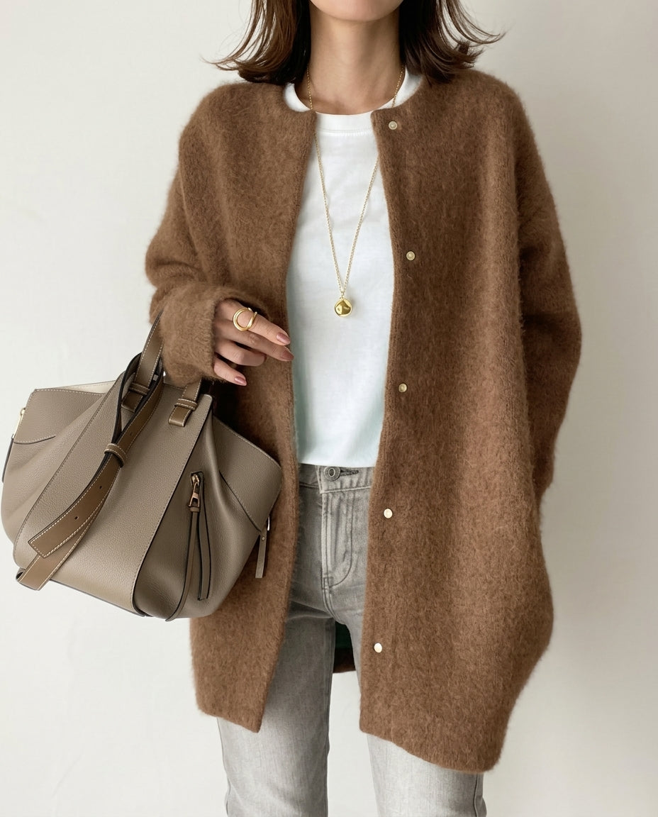 Everly Women's Relaxed Fit Longline Cardigan