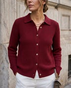 Palmer Women's Waffle Knit Button Shirt
