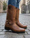 Grayson Men's Leather Harness Boots