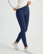 Hadley Women's Plush Lined Crossover Waist Leggings