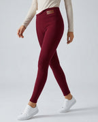 Hadley Women's Plush Lined Crossover Waist Leggings