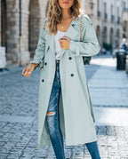 Eleanor Women's Oversized Longline Trench Coat
