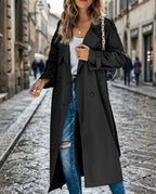 Eleanor Women's Oversized Longline Trench Coat