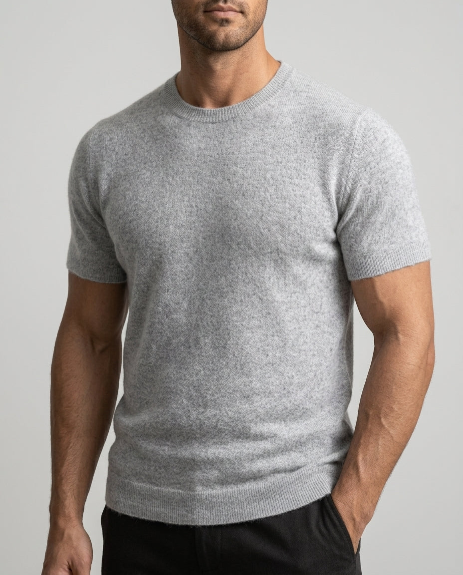 Grayson Men's Cashmere Crew Neck Sweater Tee