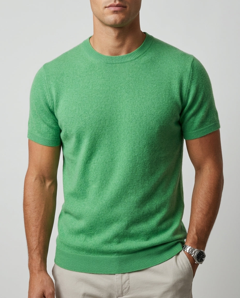 Grayson Men's Cashmere Crew Neck Sweater Tee