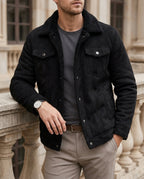 Bradford Men's Sherpa Lined Suede Jacket