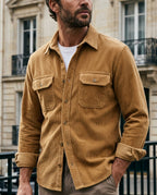 Barrett Men's Corduroy Flap Pocket Overshirt