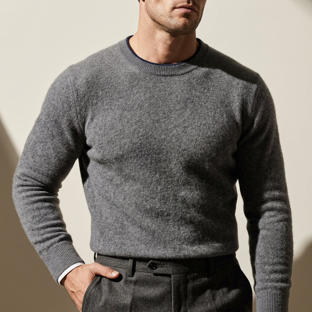 Ashford Men's Cashmere Crew Neck Sweater