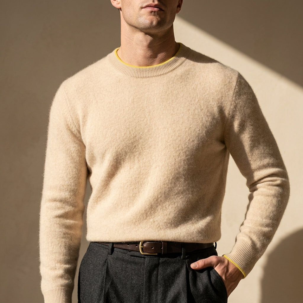 Ashford Men's Cashmere Crew Neck Sweater