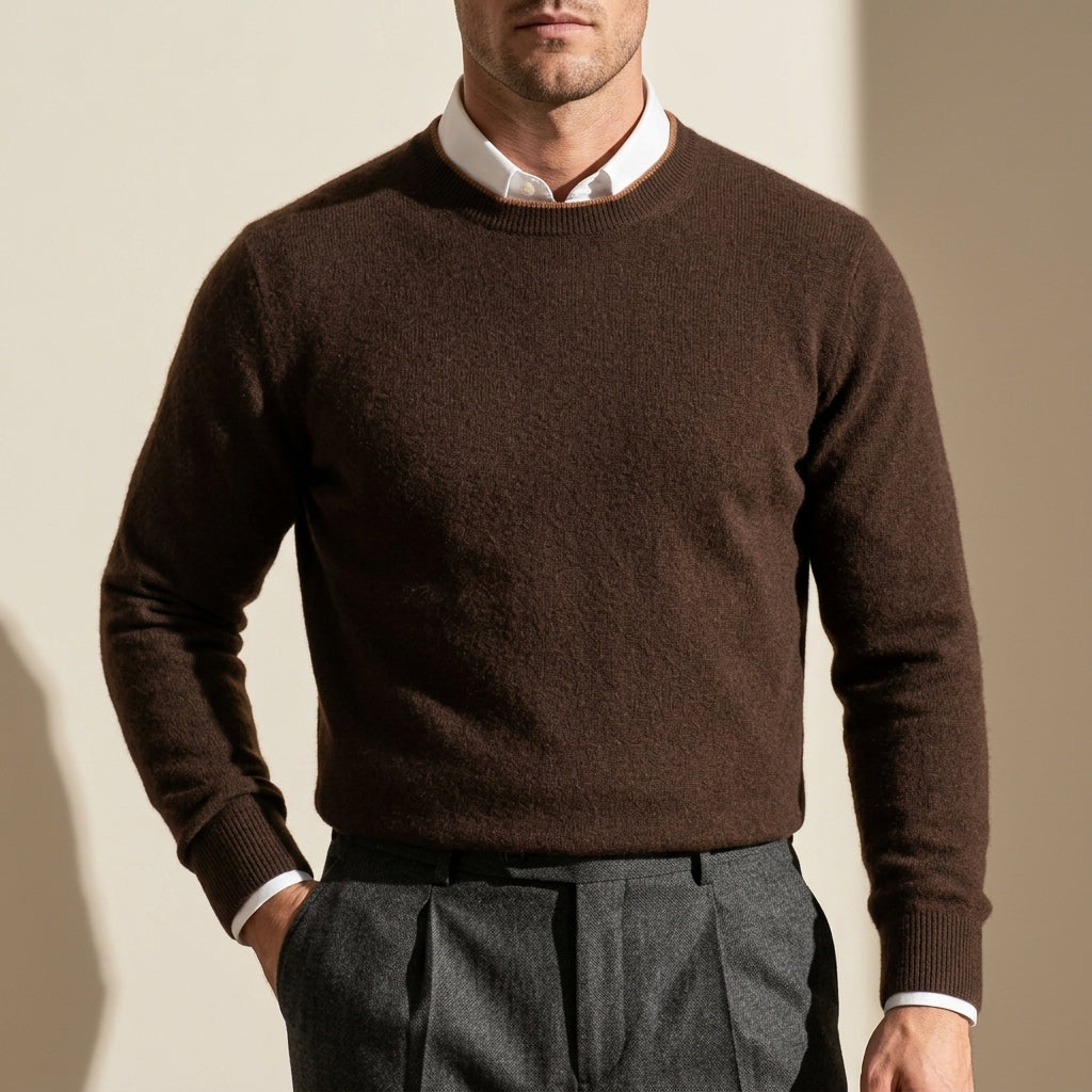 Ashford Men's Cashmere Crew Neck Sweater