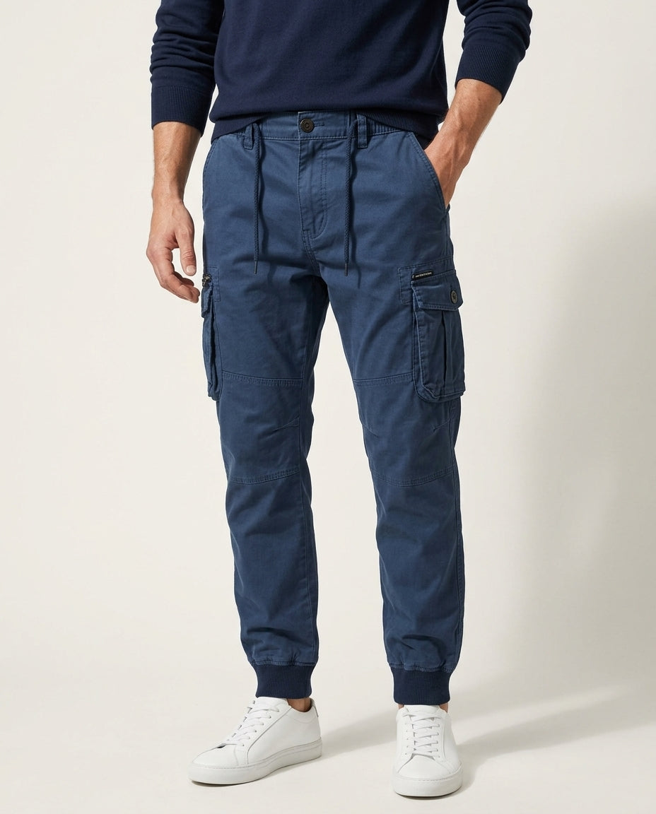 Harrison Men's Stretch Cotton Cargo Jogger Pants