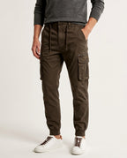 Harrison Men's Stretch Cotton Cargo Jogger Pants