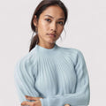 Juniper Soft Fluffy Ribbed Relaxed Fit Sweater