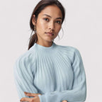 Juniper Soft Fluffy Ribbed Relaxed Fit Sweater