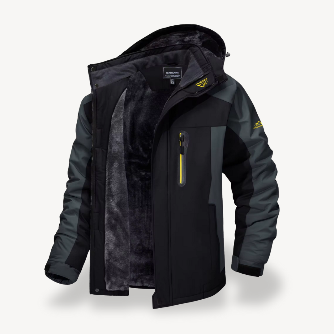 Todd Men’s Fleece Lined Hooded Jacket
