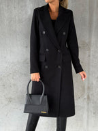Genevieve Women’s Longline Tailored Coat