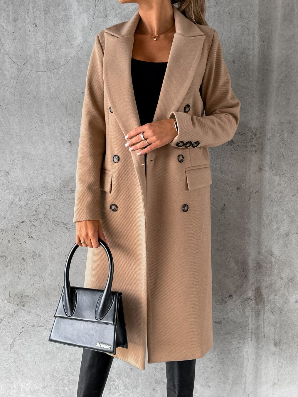 Genevieve Women’s Longline Tailored Coat