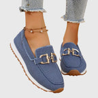 Daphne Comfortable Slip On Platform Loafers