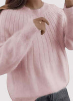 Juniper Soft Fluffy Ribbed Relaxed Fit Sweater