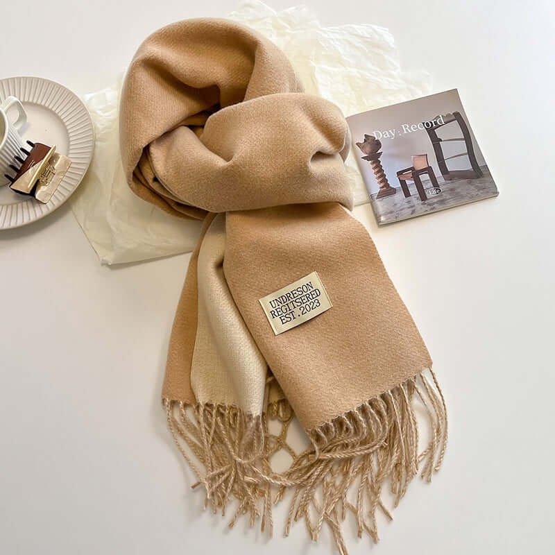 Ophelia Soft Reversible Two Tone Winter Scarf