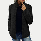 Chloe Cozy Sherpa Fleece Zip Jacket