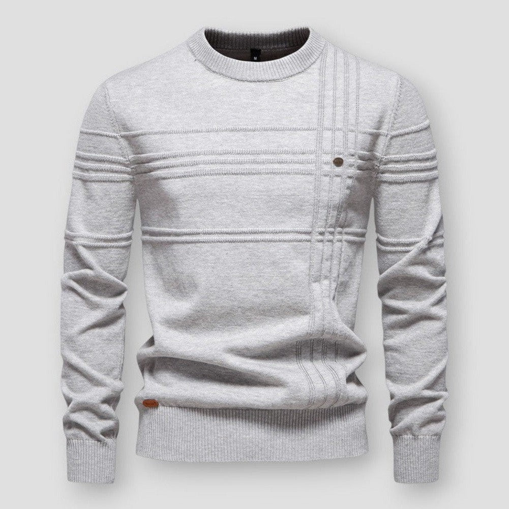 Sterling Men’s Textured Stripe Knit Sweater