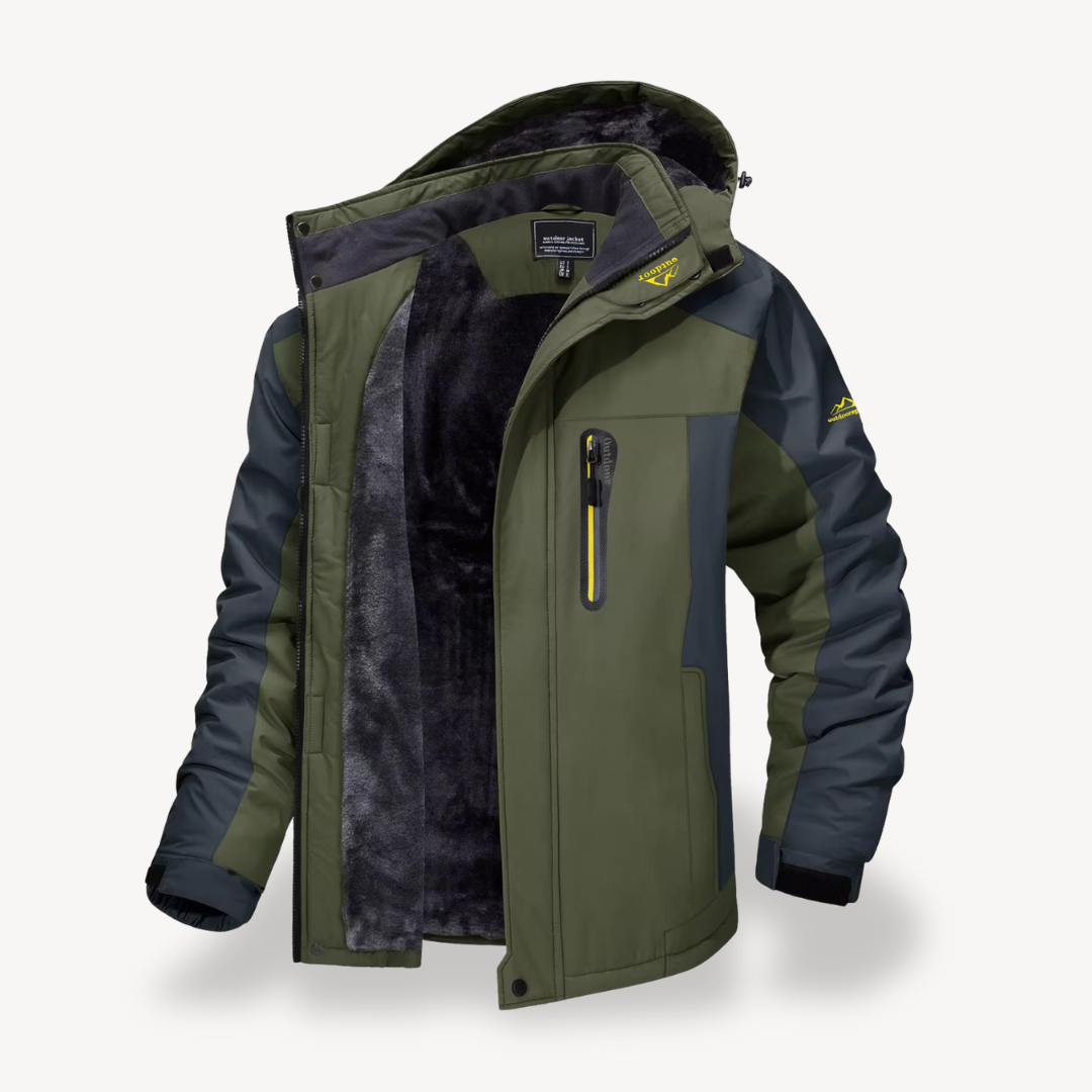 Todd Men’s Fleece Lined Hooded Jacket