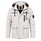 Ridley Stylish Plaid Lined Hooded Cargo Jacket
