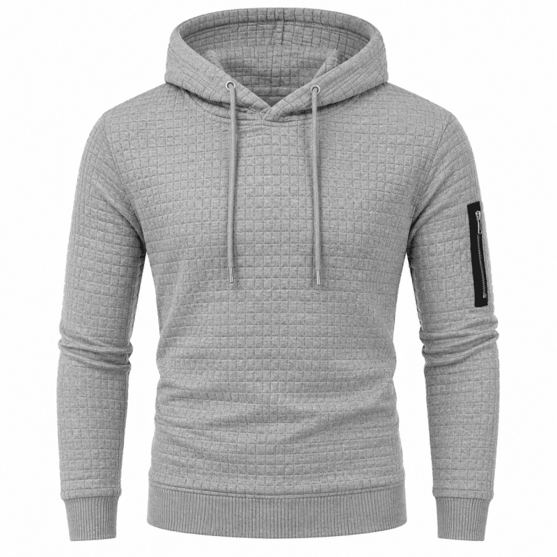 Sutton Men’s Textured Slim Fit Hoodie