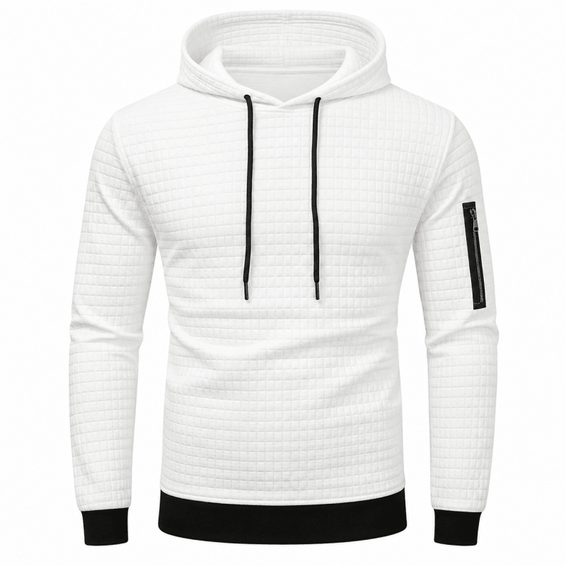Sutton Men’s Textured Slim Fit Hoodie