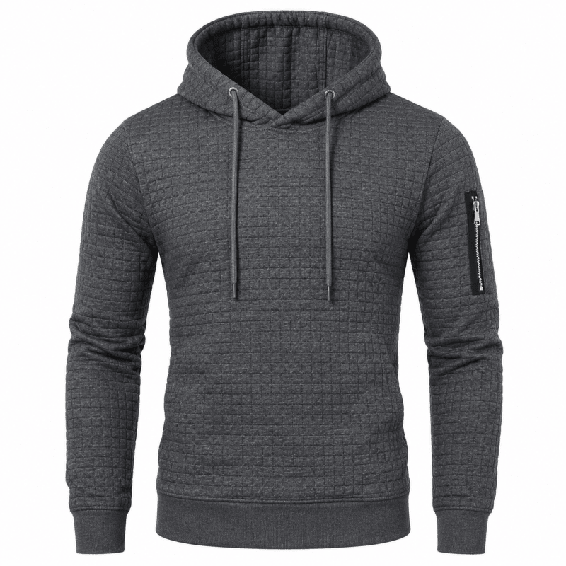 Sutton Men’s Textured Slim Fit Hoodie