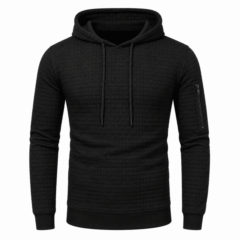 Sutton Men’s Textured Slim Fit Hoodie