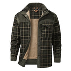 Whitaker Warm Plaid Corduroy Sherpa Lined Jacket
