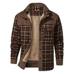 Whitaker Warm Plaid Corduroy Sherpa Lined Jacket