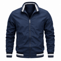 Sinclair Men’s Striped Trim Bomber Jacket